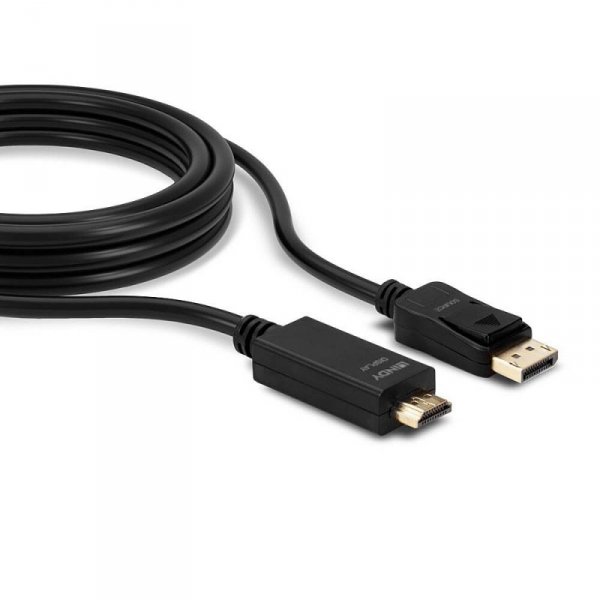 Lindy 36921 adapter kablowy 1 m DisplayPort HDMI Typu A (Standard) Czarny