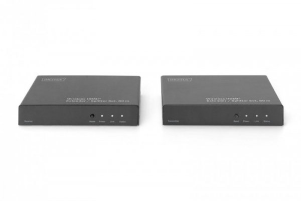 DIGITUS PRZEDŁUŻACZ/EXTENDER SPLITTER HDMI BEZPRZEWODOWY 80M 1080P 60HZ FHD 5GHZ HDCP 1.3 (ZESTAW) DS-55314 (WYPRZEDAŻ)
