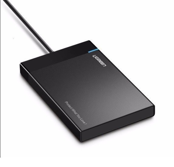 Obudowa zewnętrzna dysku HDD 2,5&quot; UGREEN US221, SATA (czarna)