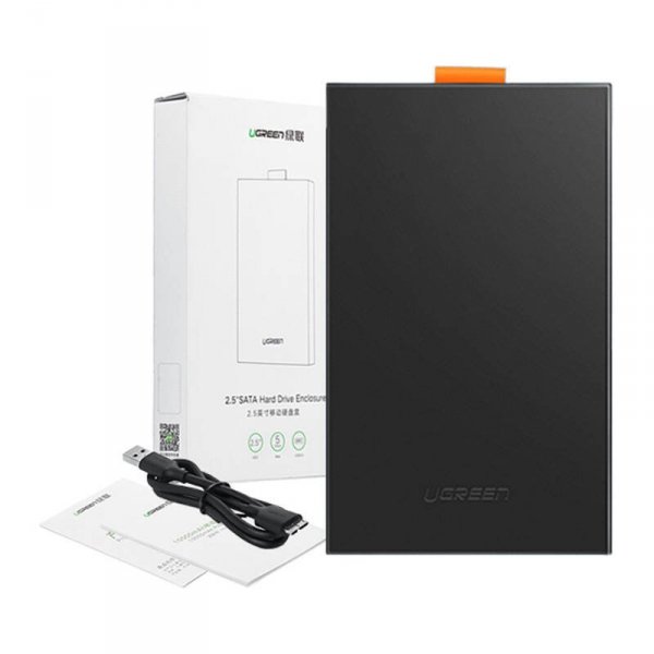 Obudowa zewnętrzna dysku 2,5&quot; UGREEN  	CM237 SATA SSD/HDD (czarna)