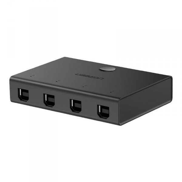 Switch przełącznik KVM USB 2x1 UGREEN 30345 USB 2.0 (czarny)
