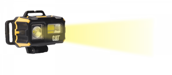 Latarka LED 250 lumenów - czołówka LED CAT CT4120