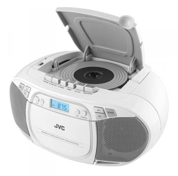 Radioodtwarzacz CD JVC RC-E451W biały Boombox Tuner FM USB