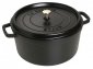 Garnek żeliwny okrągły STAUB 40509-863-0 - czarny 8.35 ltr 