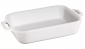 Prostokątny półmisek ceramiczny STAUB 40511-151-0 - biały 4.5 ltr 