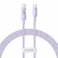 Kabel Baseus Gem Typ C-Typ C 100W 1m (fioletowy) 