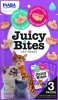 INABA Juicy Bites O smaku krewetek i owoców morza - przysmak dla kota - 3x11,3 g 
