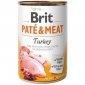 Karma BRIT PATÉ & MEAT z indykiem - mokra karma dla psa 400g 