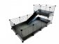 C&C Klatka modułowa 4x2 + Loft 2x1+ szara rampa 