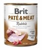 BRIT PATÉ & MEAT z królikiem - mokra karma dla psa - 800g 