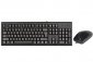 Klawiatura, Zestaw klawiatura + mysz membranowa A4 TECH A4TKLA43774 (USB 2.0; kolor czarny; optyczna) 