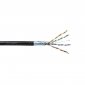 Kabel EmiterNet zewnętrzny żelowany FTP (F/UTP) kat.5e, drut 4x2x0,5 PE+GEL 