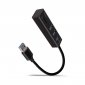 AXAGON HMA-CR3A Koncentrator wieloportowy, USB 3.0 Type-A, 3x USB-A, SD, microSD 