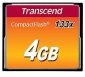 Transcend TS4GCF133 pamięć flash 4 GB Karta pamięci CompactFlash MLC 