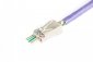 Wtyk RJ45 (8P8C) przelotowy, kat.6, ekranowany, AWG 26-24, opakowanie 100 szt. 