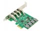 Digitus Karta złącze USB 3.0 PCI Express Add-On, 4 porty 