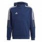 Bluza dla dzieci adidas Tiro 21 Sweat Hoody granatowa GK9680 128cm 