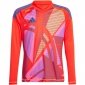 Koszulka bramkarska dla dzieci adidas Tiro 24 Competition Long Sleeve czerwona IN0431 128cm 