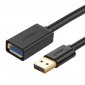 Kabel USB 3.0 przedłużający UGREEN US129 0.5m (czarny) 