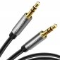 Kabel mini jack 3,5mm AUX UGREEN AV119 1m (czarny) 