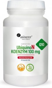 UbiquinoN Naturalny Koenzym Q10 100mg x 100 Vege caps Aliness 
