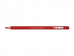 GIMA ołówek dermograficzny czerwony 6 sztuk Zestaw ołówków dermograficznych