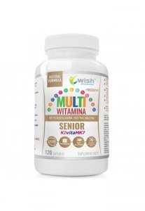 Wish Multiwitamina Complex Senior + Prebiotyk 120k (Termin ważności 03/2023)