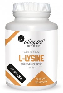 Aliness L-Lysine (chlorowodorek) 500 mg x 100 Vege caps