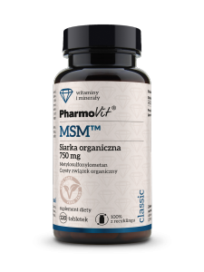 Pharmovit MSM Siarka organiczna 750 mg 120 tab