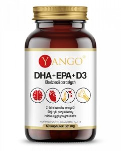 Yango DHA + EPA + D3 60 kapsułek 