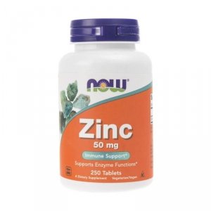 NOW ZINC GLUCONATE 50 mg, 250 tab