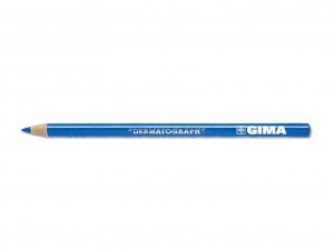 GIMA ołówek dermograficzny niebieski 6 sztuk Zestaw ołówków dermograficznych
