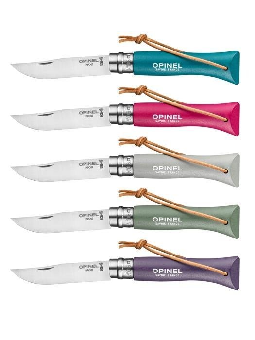 Opinel Nóż Colorama 06 Violet rzemień 002204