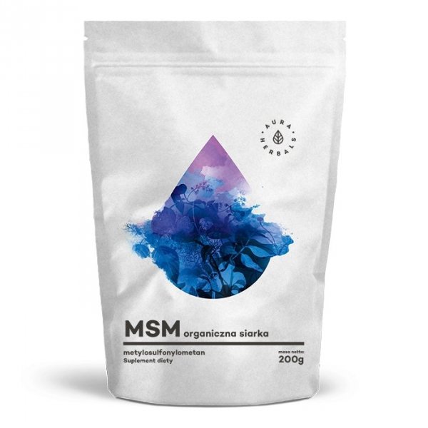Aura Herbals MSM - Organiczny Związek Siarki (200g) 