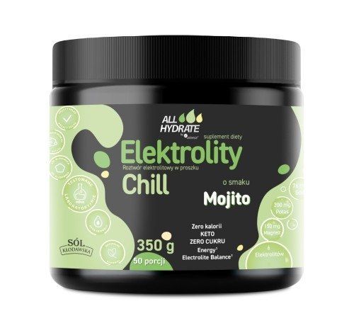 MEDICALINE ALLHydrate Elektrolity CHILL smak Mojito 350 g 50 porcji