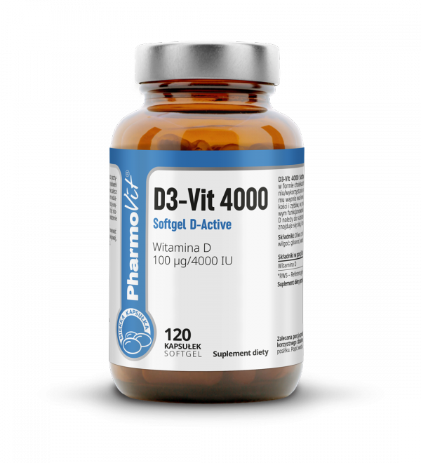 Pharmovit D3-Vit 4000 Softgel Active 120 kaps