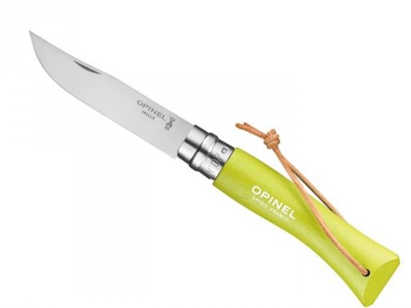 Opinel Nóż Colorama 07 Anise rzemień 002207