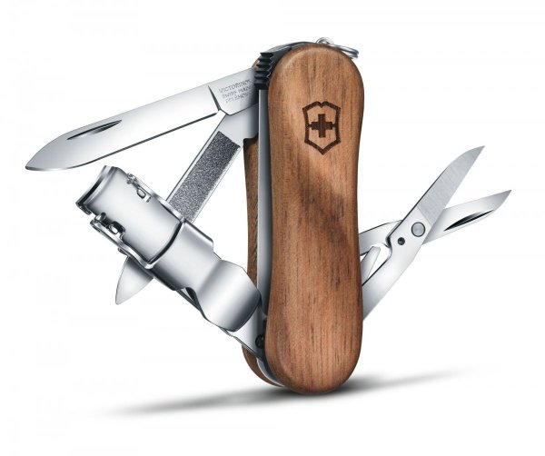 Scyzoryk Victorinox Nail Clip Wood 580 0.6461.63 - Grawer Gratis