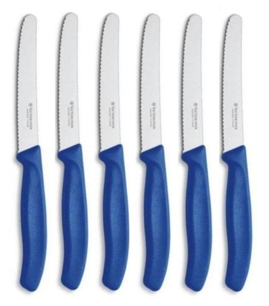 Zestaw 6 nóży uniwersalnych ząbkowanych 6.7832.6 Victorinox