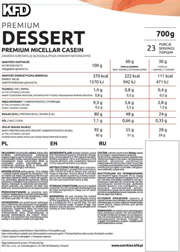 IZOLAT BIAŁKA MLEKA