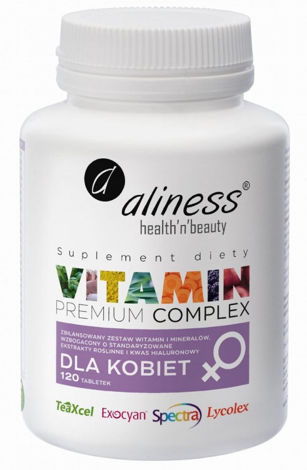 MEDICALINE Aliness Premium Vit.dla kobiet 120 tabl