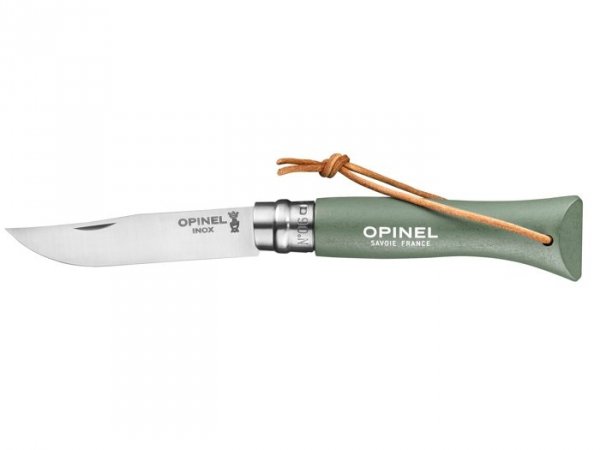 Opinel Nóż Colorama 06 Sage rzemień 002203
