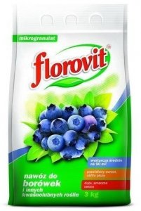 Nawóz do Borówek Różaneczników, Azalii 3kg Florovit 