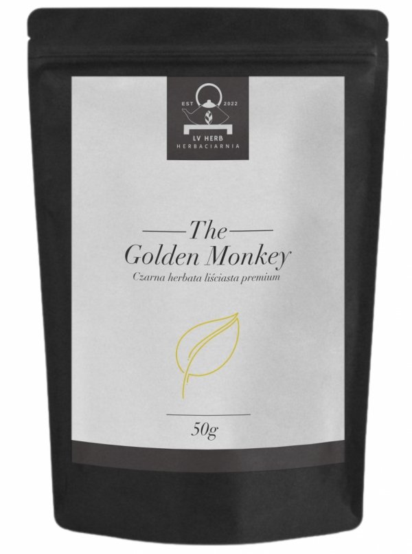 Czarna Herbata - Golden Monkey - Herbata Liściasta Premium 50g