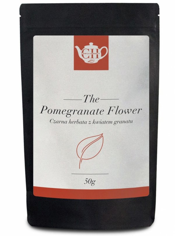Czarna herbata z pomarańczą i kwiatem granatu 50g - Herbata Liściasta &quot;Pomegranate Flower&quot;