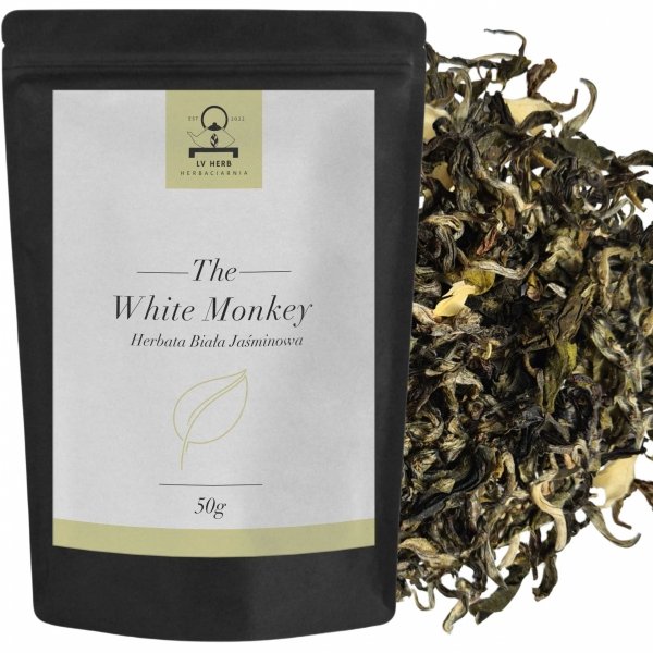 Herbata Biała Jaśminowa - White Monkey - Herbata Liściasta
