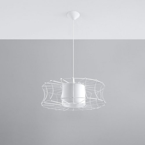 Lampa wisząca SALERNO biała