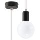 Lampa wisząca EDISON biała