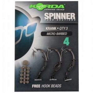 Przypony Korda - Spinner Hook Sections Krank nr 6. KCR127