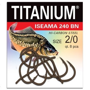 Haczyk Titanium ISEAMA 240BN 240 (8 szt.), rozm. 2/0